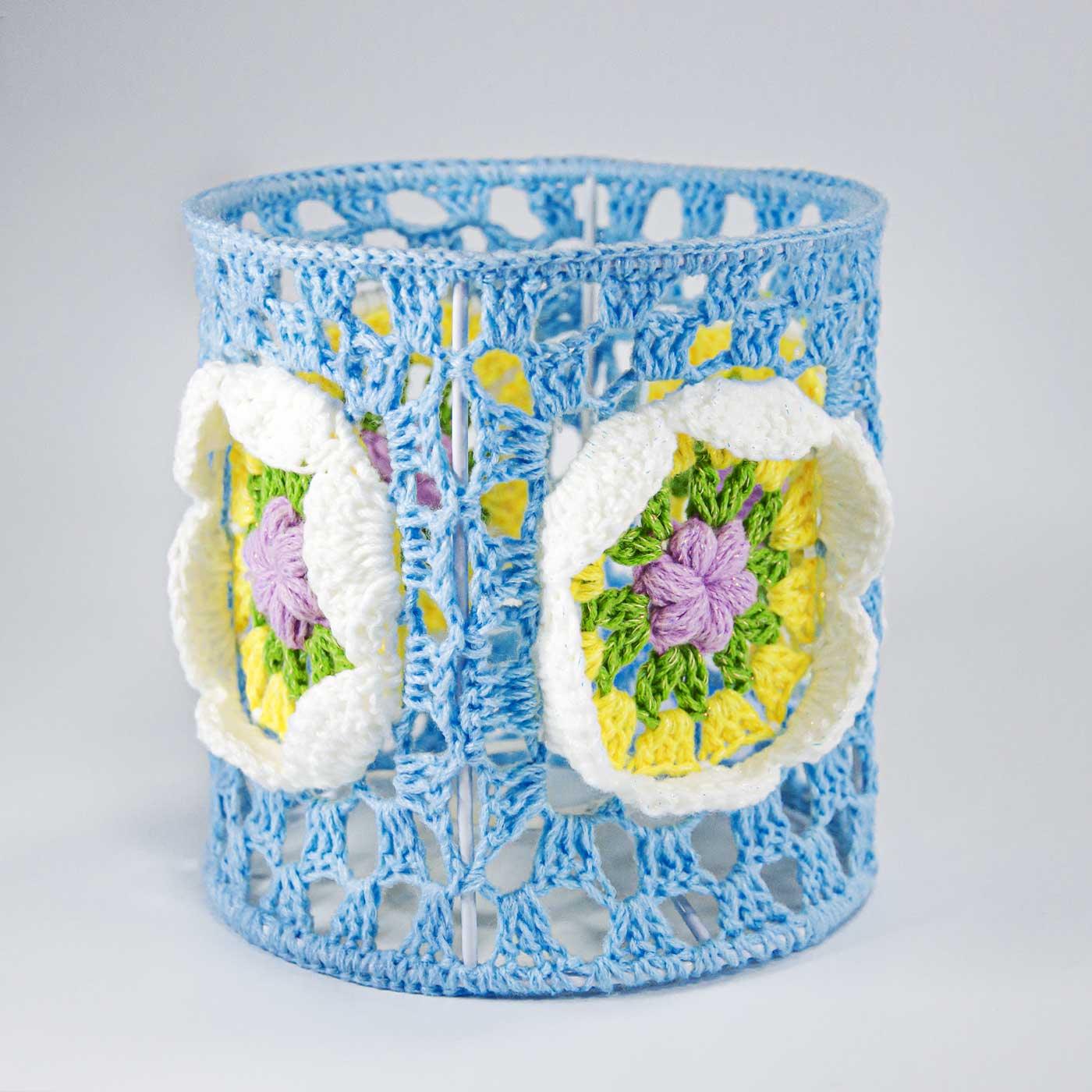 DIY Granny Square night lights