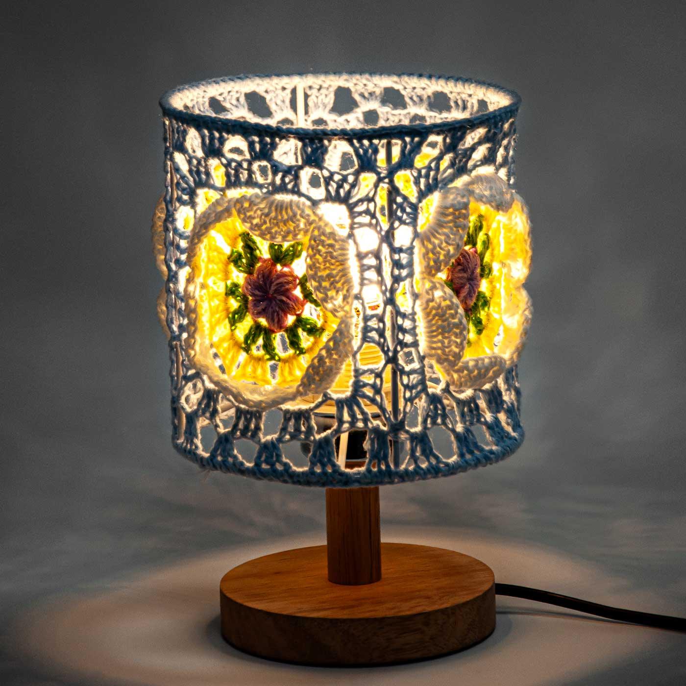 DIY Granny Square night lights