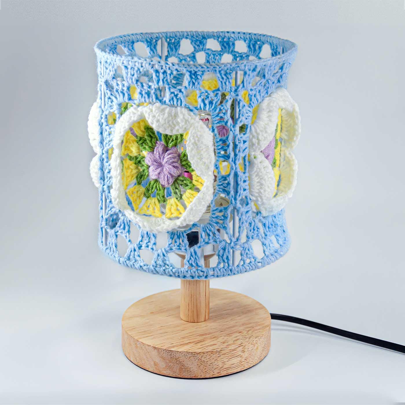 DIY Granny Square night lights