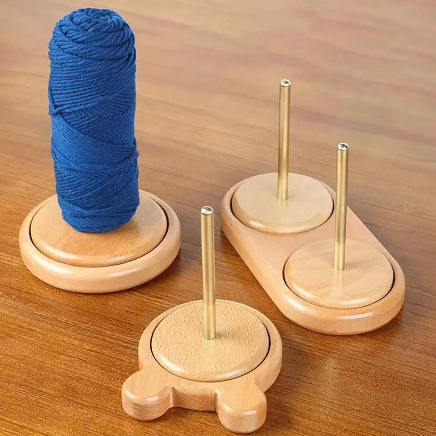 Double Yarn Holder - 3D Printed Yarn Spinner | Unique, Colorful Wool Holder And Yarn Tool, Perfect Knit And Crochet Gift - UK