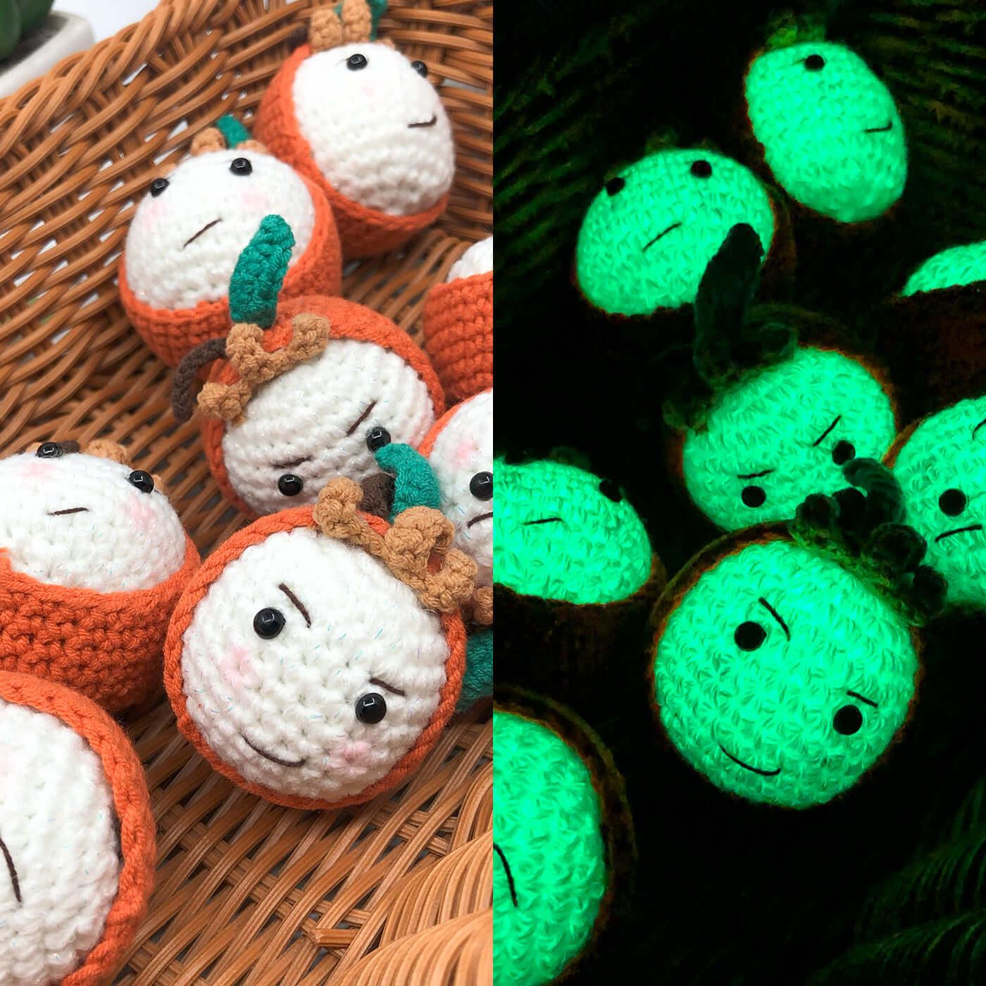 Entry Level Glow-in-the-Dark Citrus Baby Material Kit - BlingBlingYarn