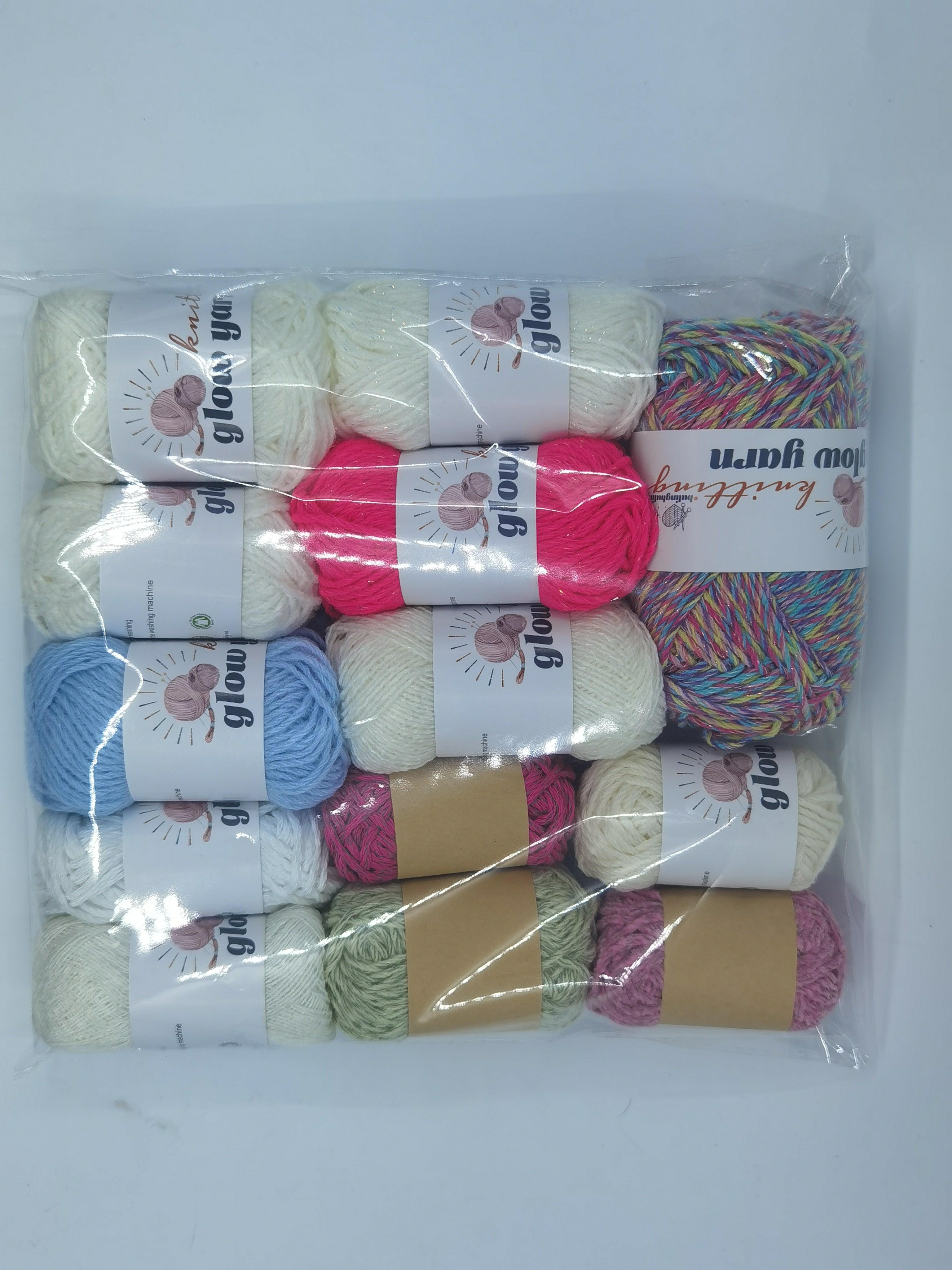 Full Color Luminous & Reflective Yarn Sample Kit - BlingBlingYarn