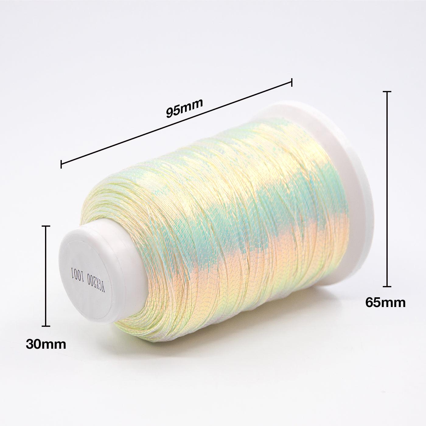 Glow-in-the-Dark Embroidery Thread for Creative Projects(400M)