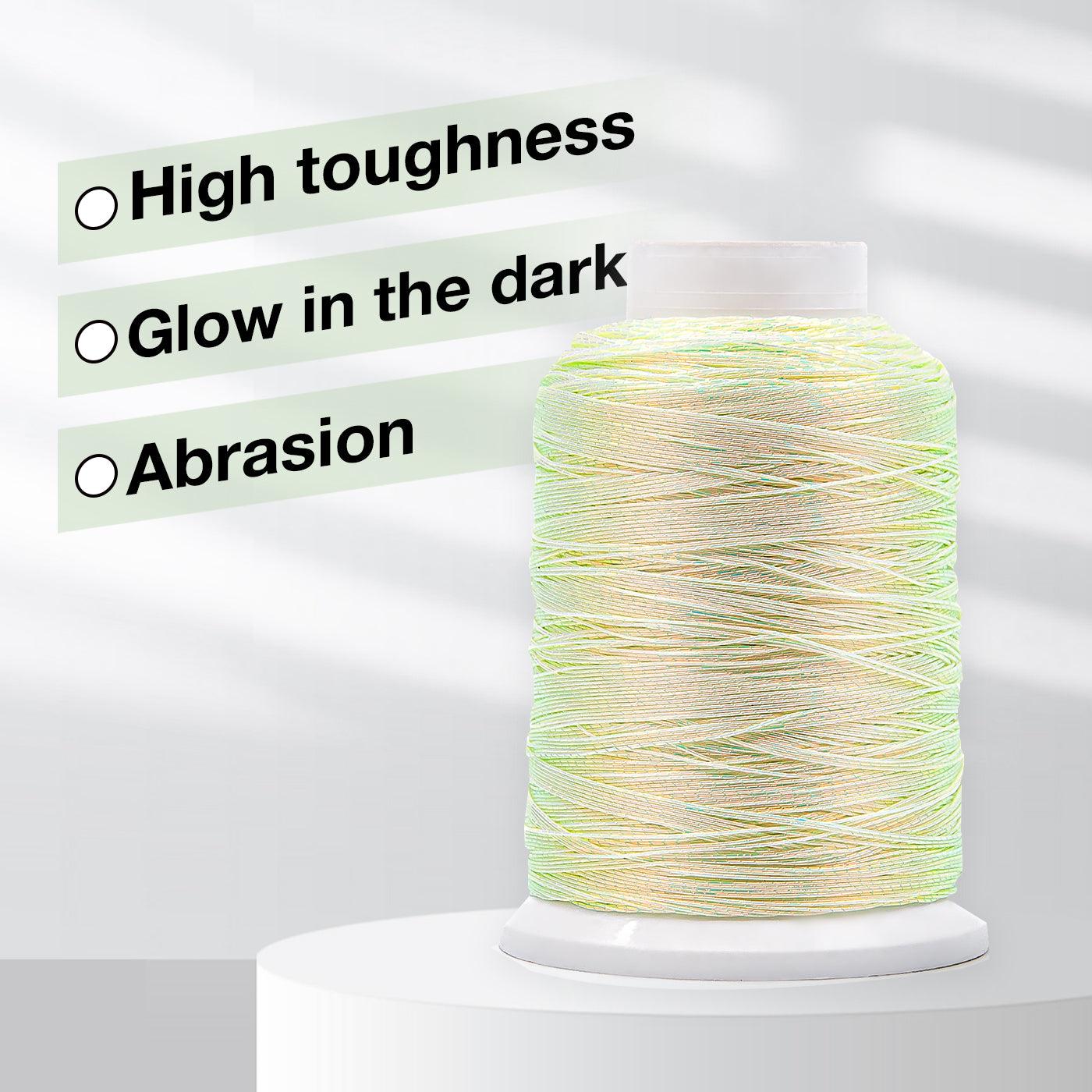 Glow-in-the-Dark Embroidery Thread for Creative Projects(400M)