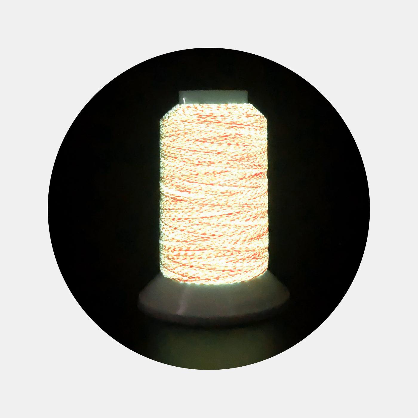 Glow-in-the-Dark Embroidery Thread Set - 12 Colors Package (300M) - BlingBlingYarn