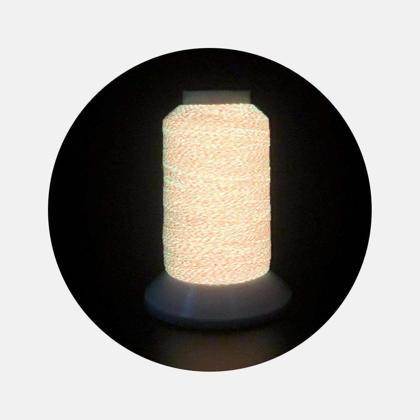 Glow-in-the-Dark Embroidery Thread Set - 12 Colors Package (300M) - BlingBlingYarn