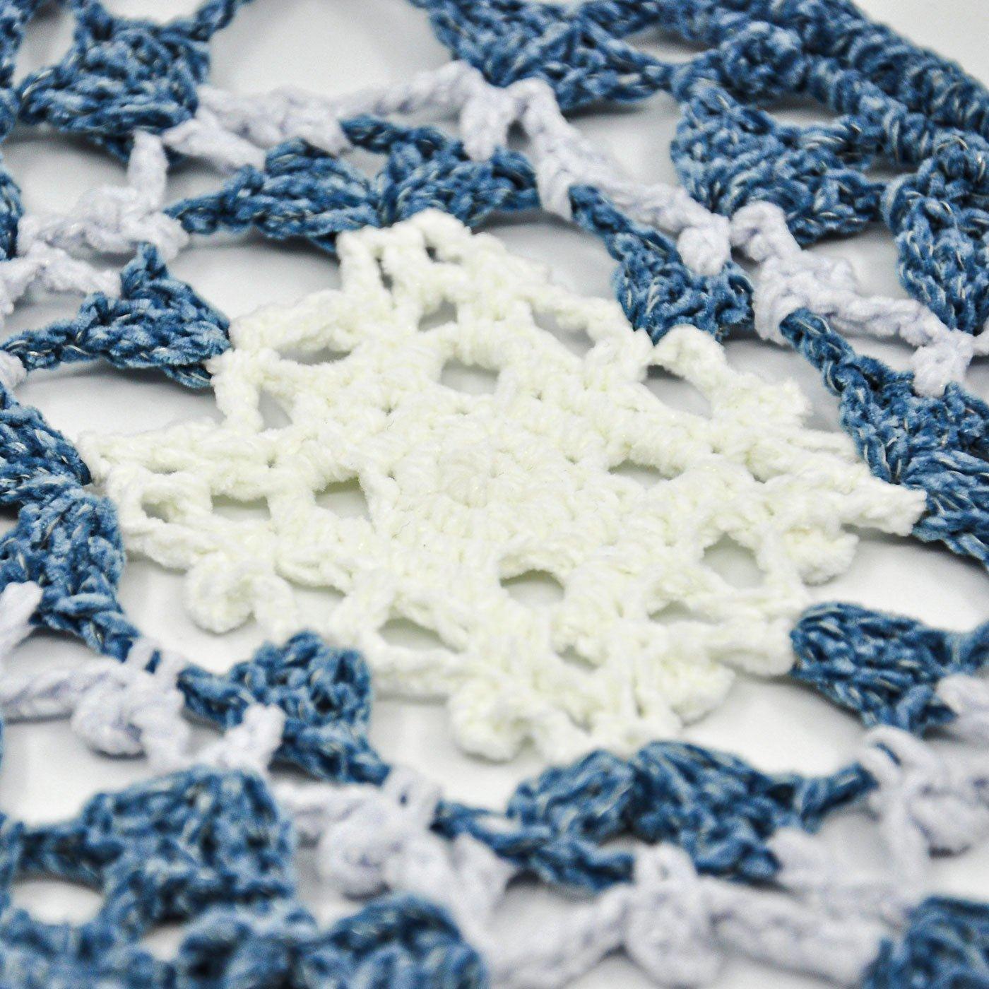 Handmade Crown Frame Knitted Fan - BlingBlingYarn