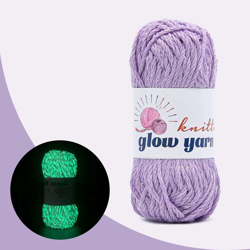 High Gloss Polyester Glow in the Dark Yarn(11 color)