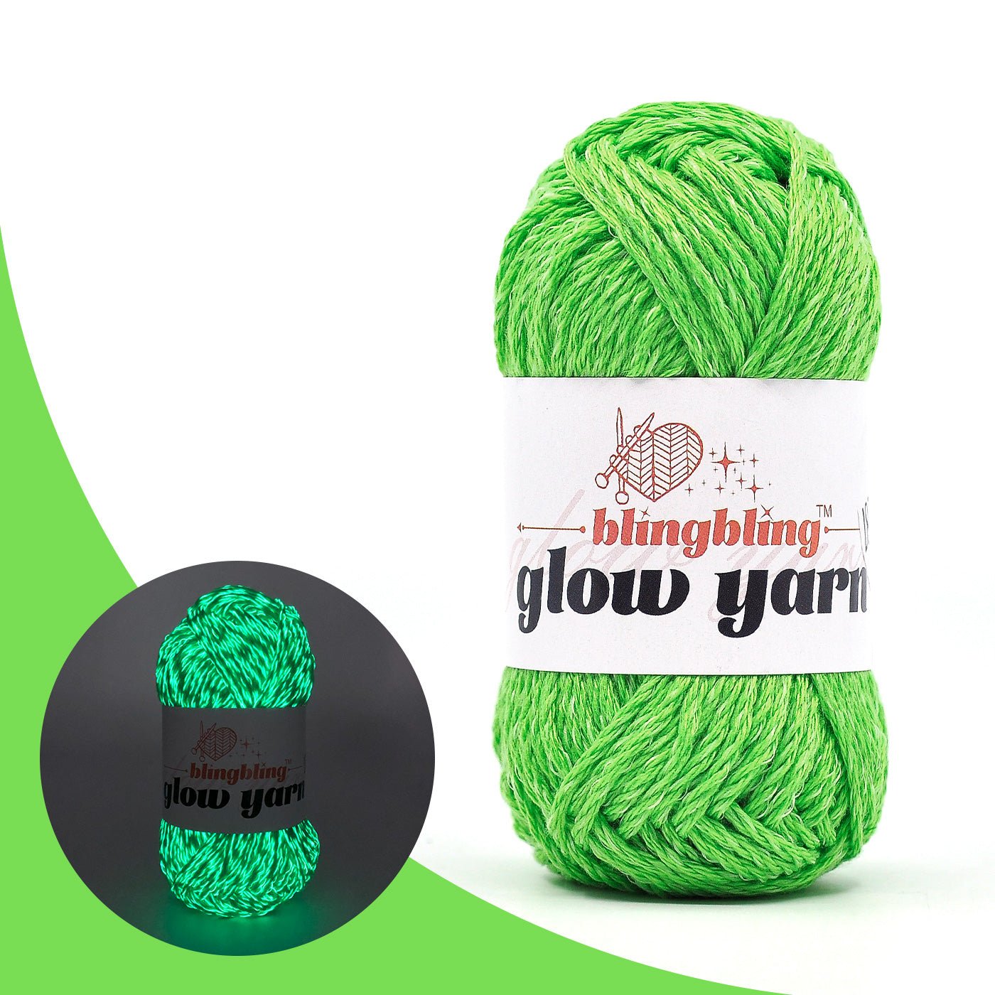 High Brightness Polyester Glow - in - the - Dark Yarn(41 color package) - BlingBlingYarnHigh Brightness Polyester Glow - in - the - Dark Yarn(41 color package)yarnBlingBlingYarnBlingBlingYarnYGMX28-187