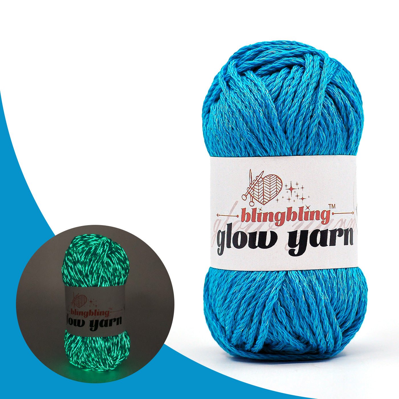 High Brightness Polyester Glow - in - the - Dark Yarn(41 color package) - BlingBlingYarnHigh Brightness Polyester Glow - in - the - Dark Yarn(41 color package)yarnBlingBlingYarnBlingBlingYarnYGMX28-101