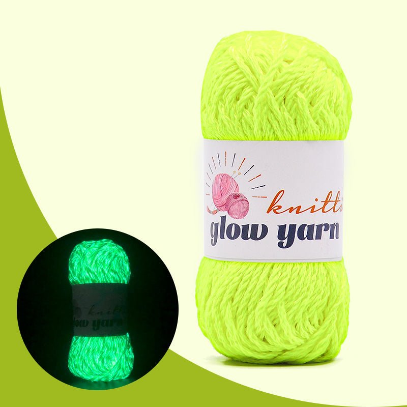 High Gloss Polyester Glow in the Dark Yarn(11 color)