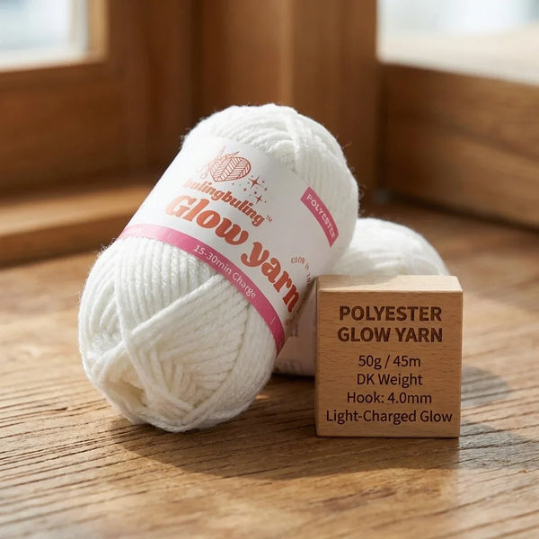 Polyester Glow-in-the-Dark Yarn