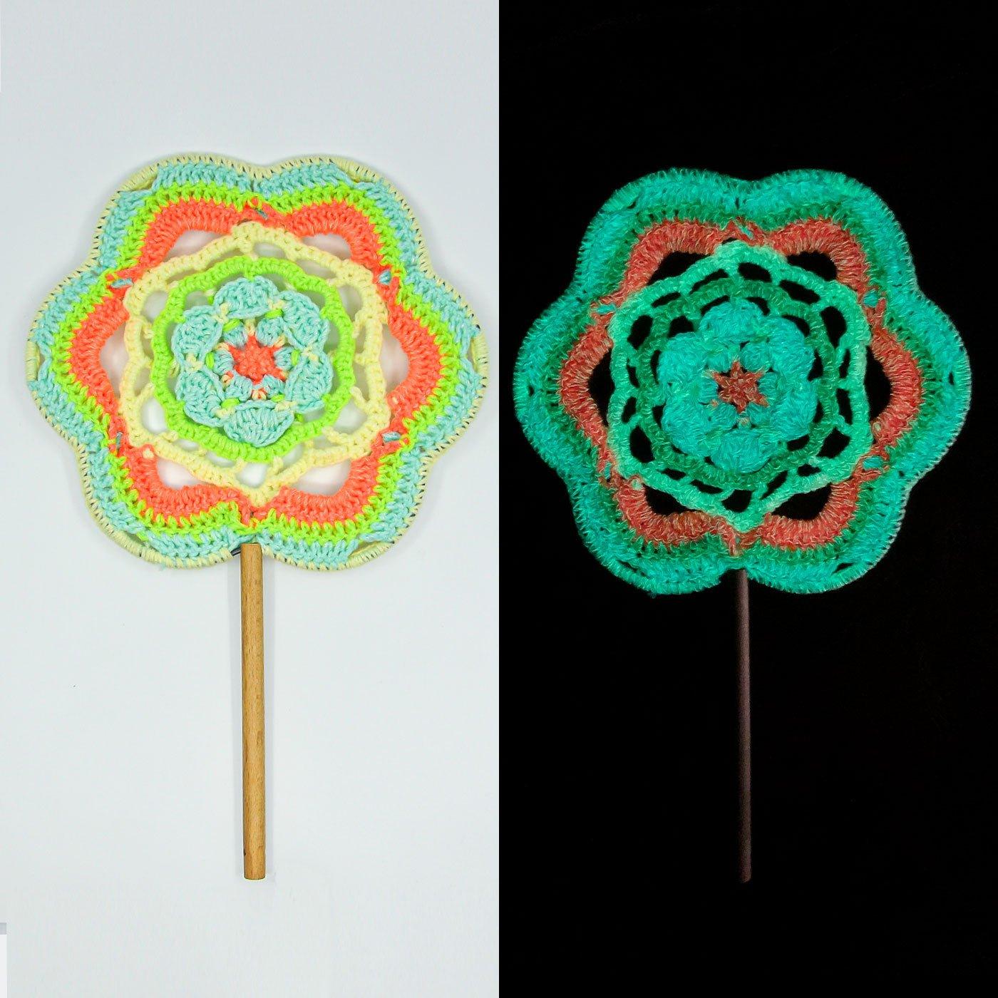 New Chinese Style Colorful Flower Fan - BlingBlingYarn