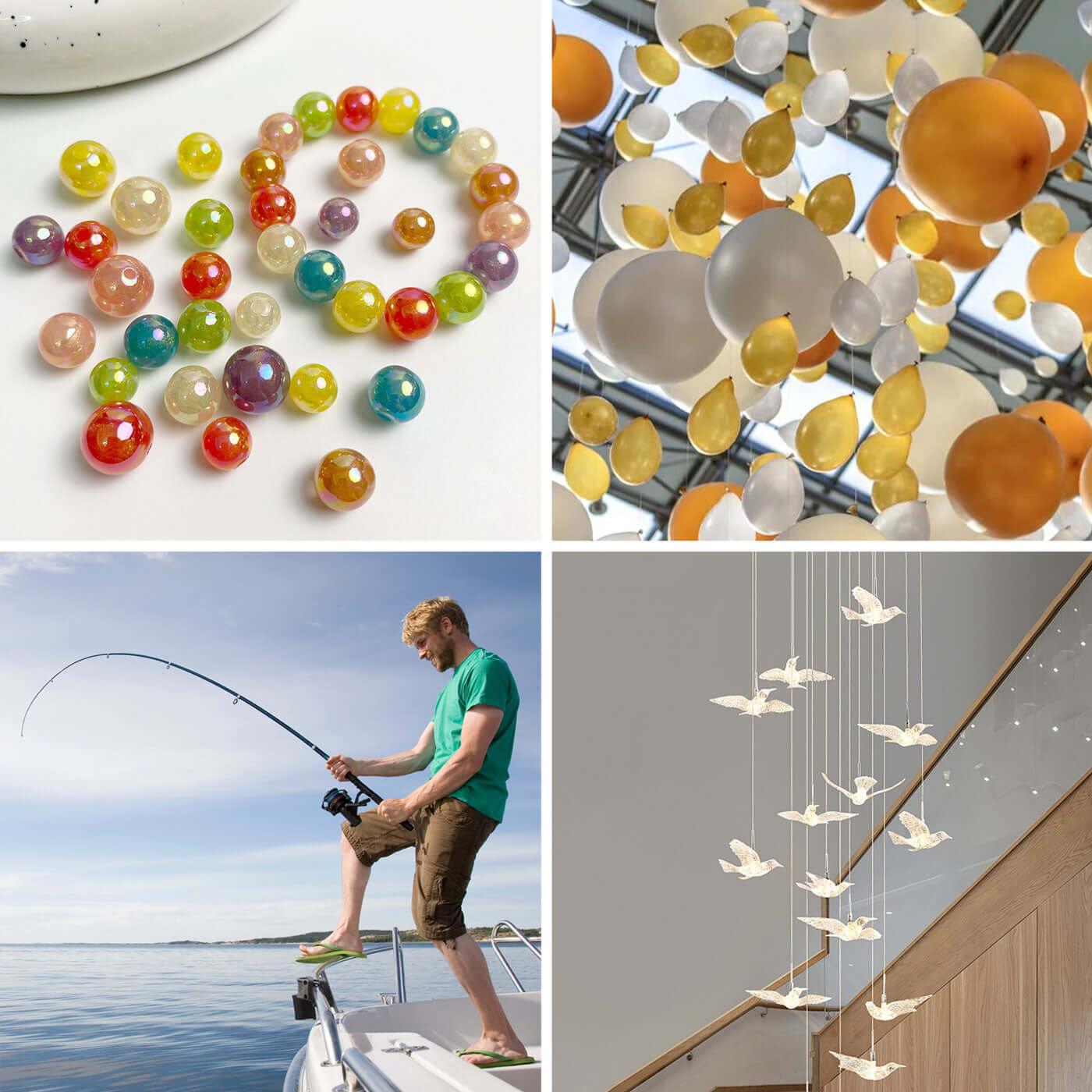 Premium Clear Fishing Line for Crafting and Decorations - BlingBlingYarn