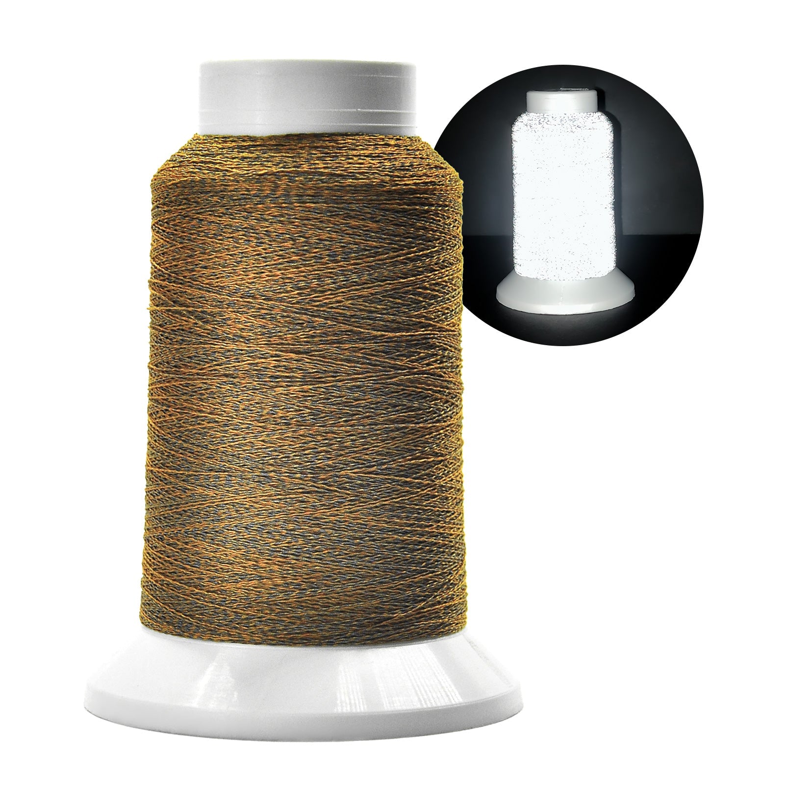 Premium Reflective Embroidery Thread 1000M - High-Visibility Safety Glow Thread