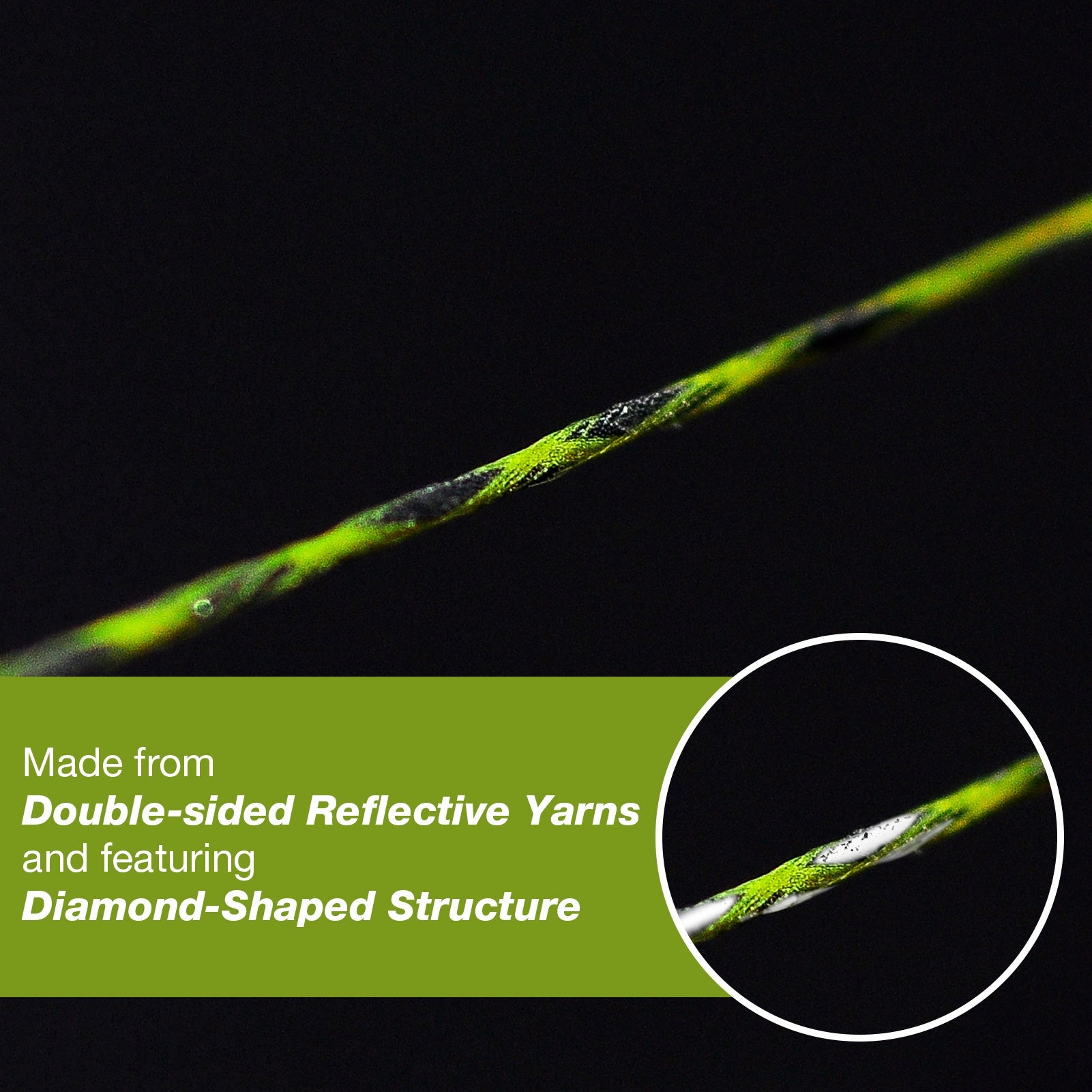 Premium Reflective Embroidery Thread 1000M - High-Visibility Safety Glow Thread