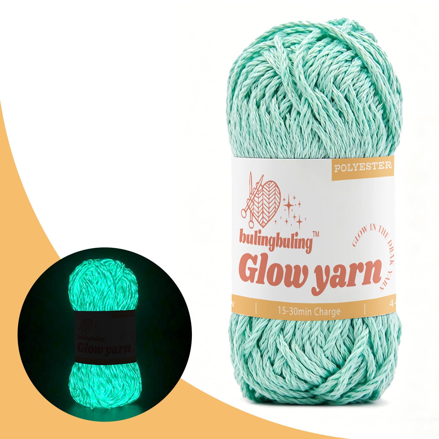 Traditional High Brightness Glow - in - the - Dark Yarn(11 color package) - BlingBlingYarnTraditional High Brightness Glow - in - the - Dark Yarn(11 color package)yarnBlingBlingYarnBlingBlingYarnYGMX28-FC023-1