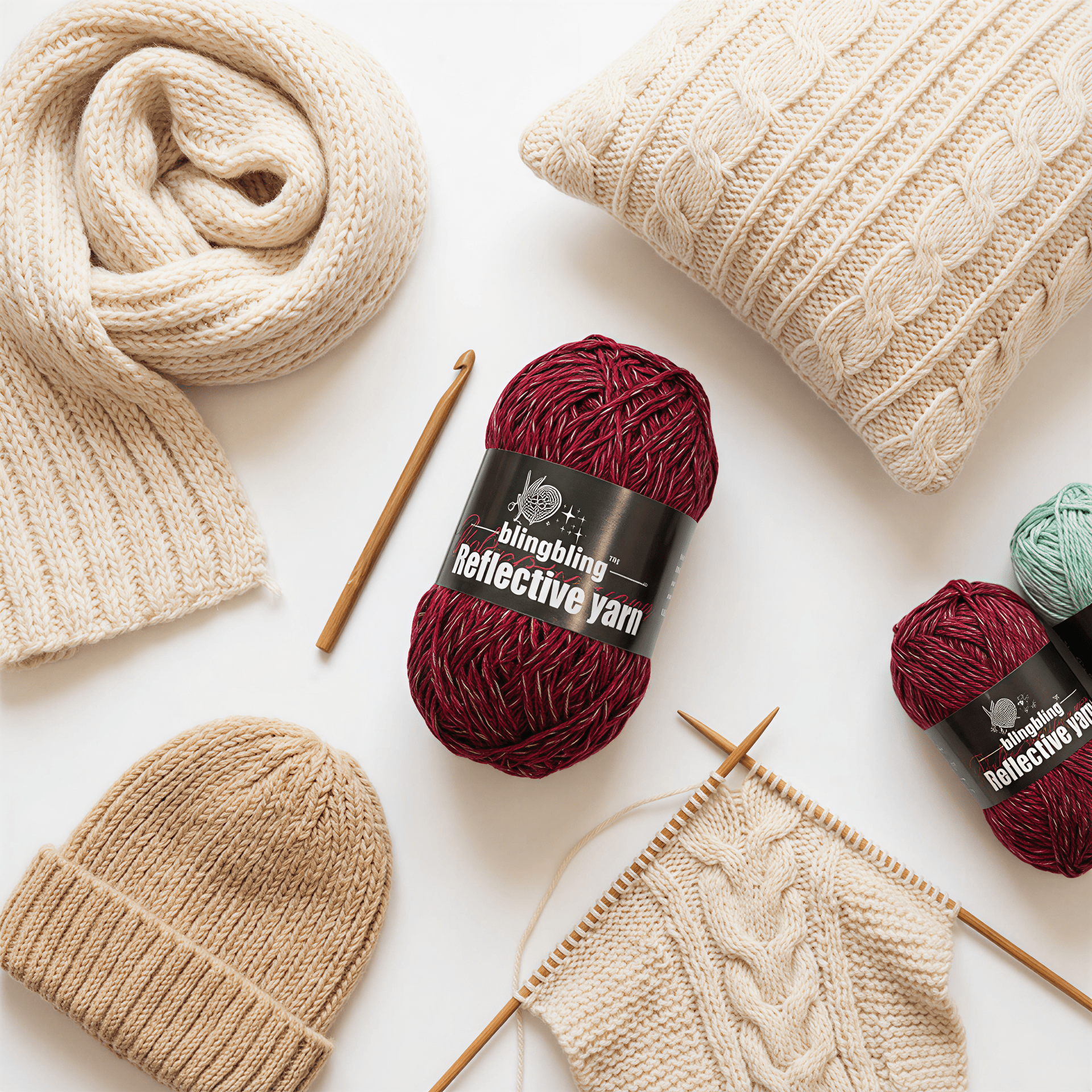 Reflective Yarn - BlingBlingYarn