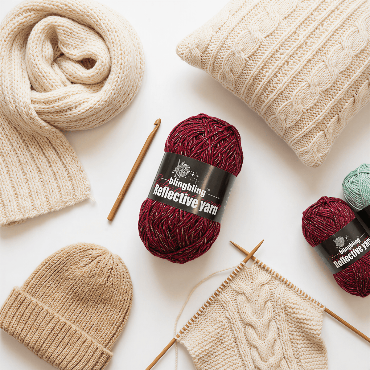 Reflective Yarn - BlingBlingYarn