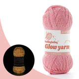 Glow-in-the-Dark Metallic Yarn - Premium Quality for Crochet & Knitting - 40 Colors