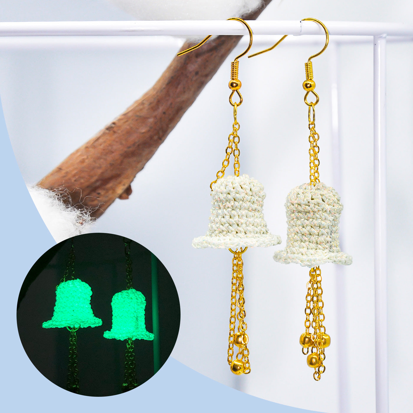 100% Handmade Premium Luminous Sense Earrings