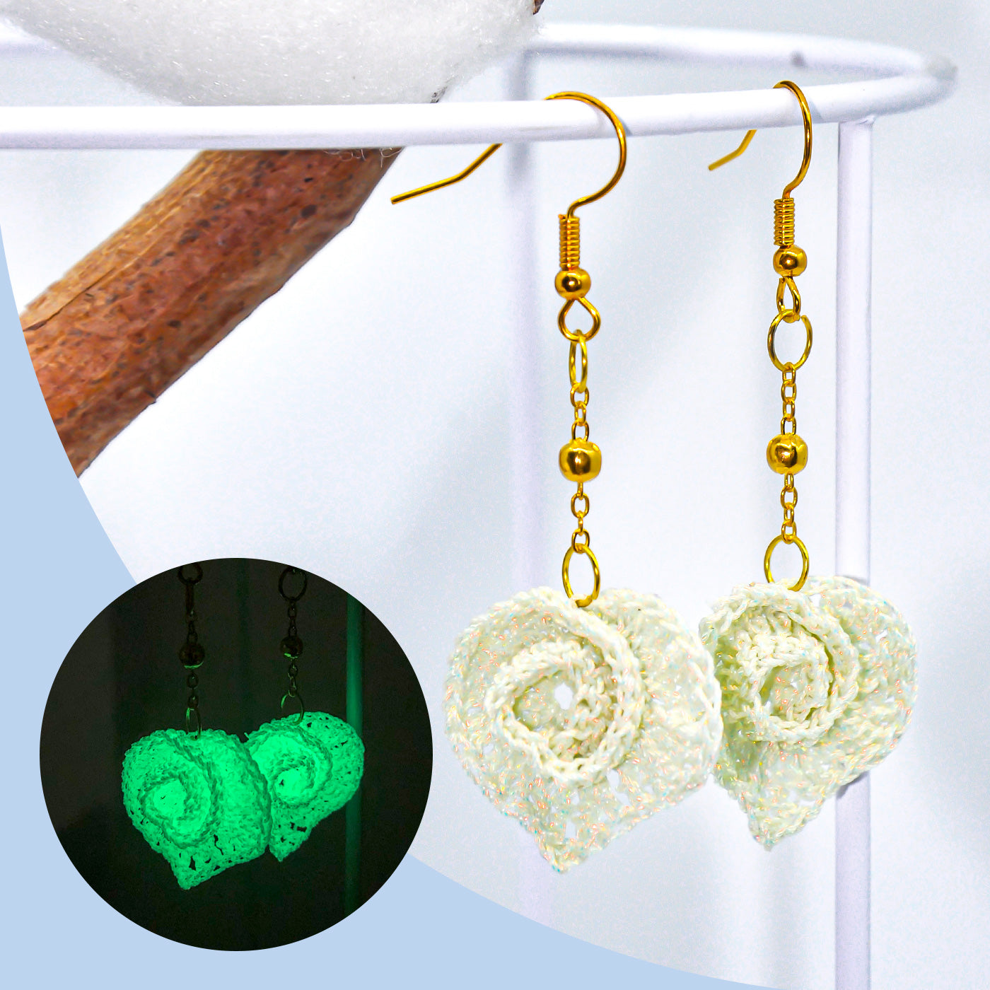 100% Handmade Premium Luminous Sense Earrings