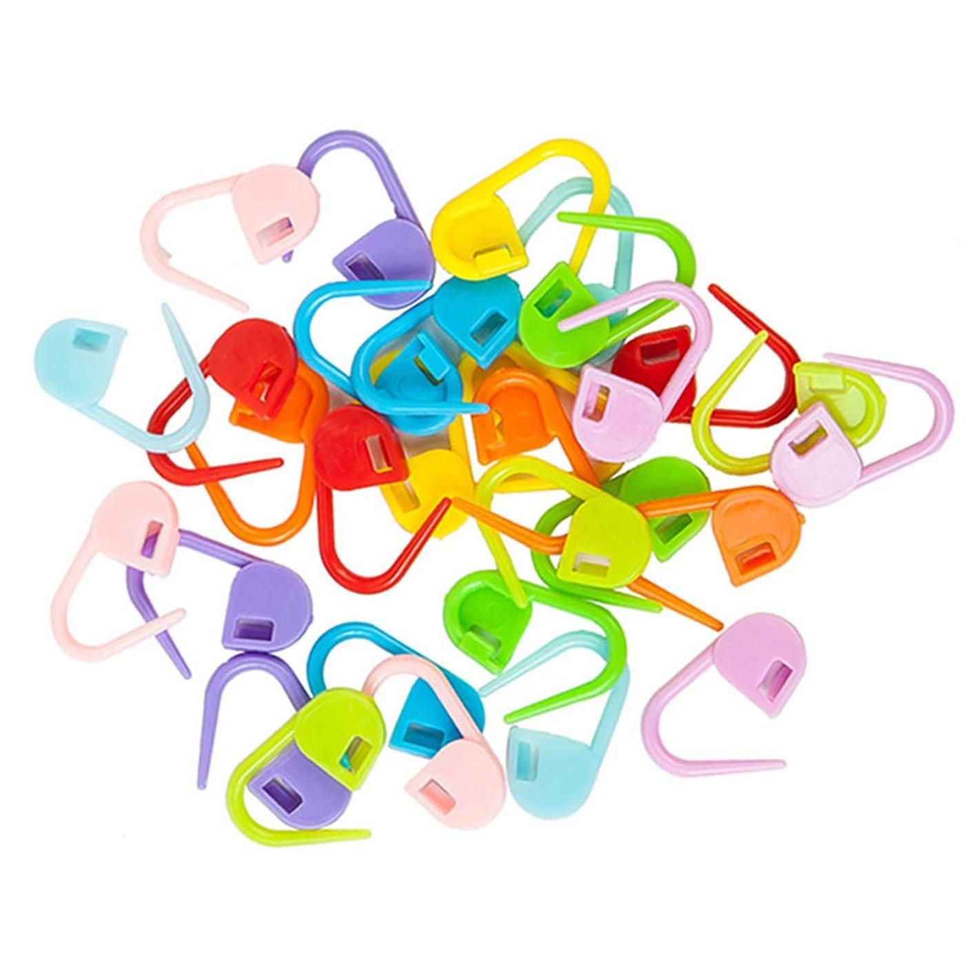 120 Locking Stitch Markers in Plastic Case