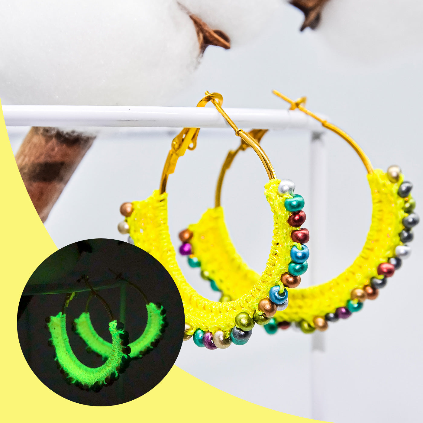 100% Handmade Premium Luminous Sense Earrings