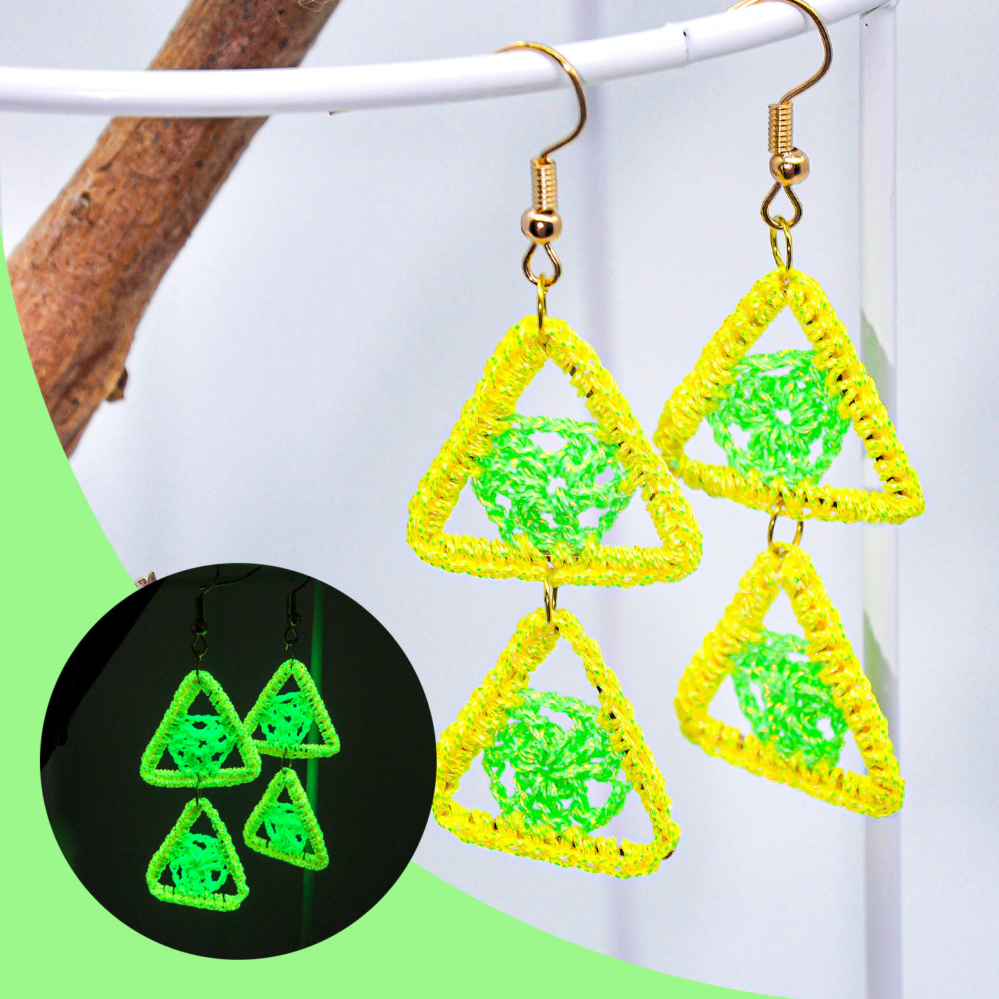 100% Handmade Premium Luminous Sense Earrings