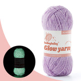 Glow-in-the-Dark Metallic Yarn - Premium Quality for Crochet & Knitting - 40 Colors