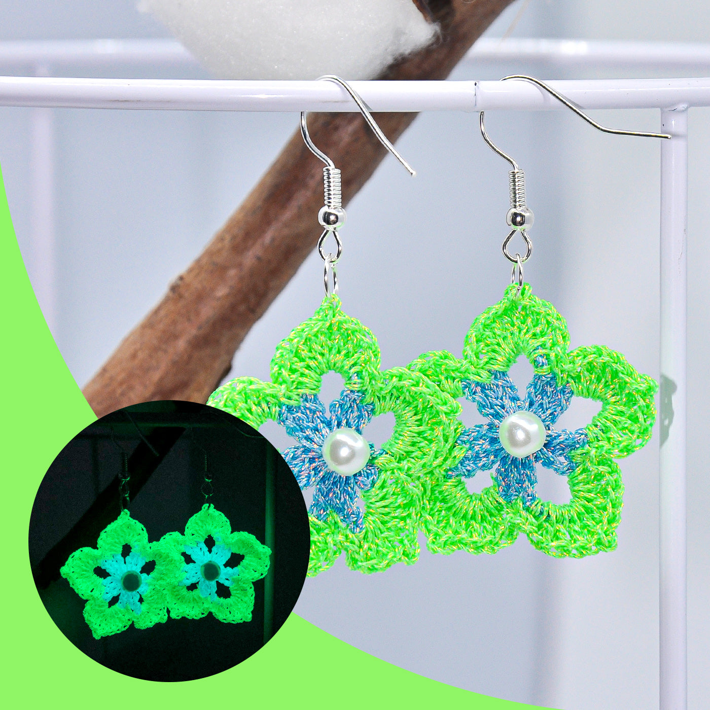 100% Handmade Premium Luminous Sense Earrings