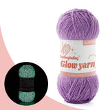 Glow-in-the-Dark Metallic Yarn - Premium Quality for Crochet & Knitting - 40 Colors