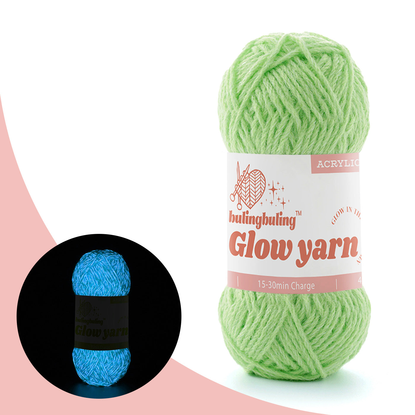 High Brightness Glow-in-the-Dark Acrylic with Metallic Shine（Three Types of Luminous）
