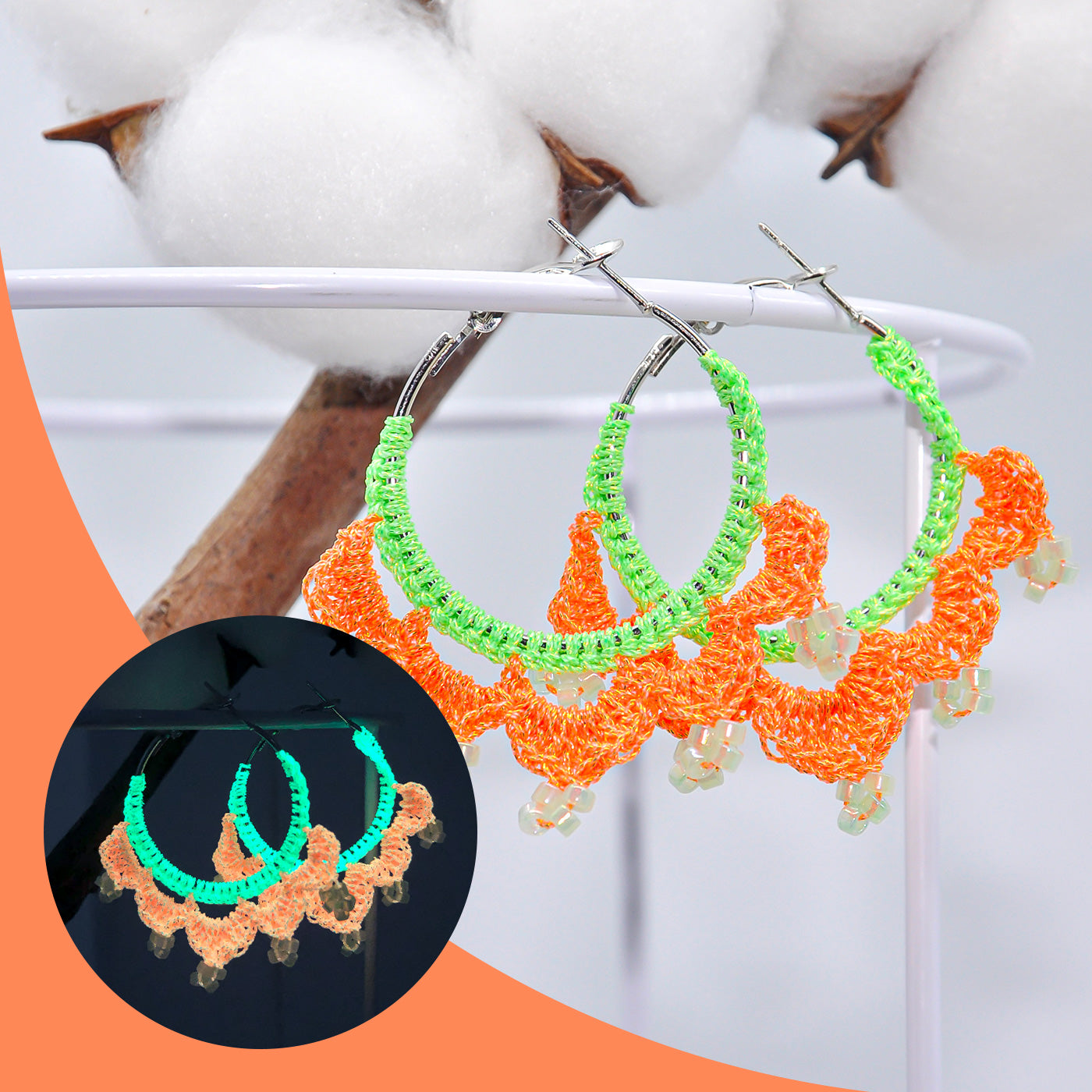 100% Handmade Premium Luminous Sense Earrings