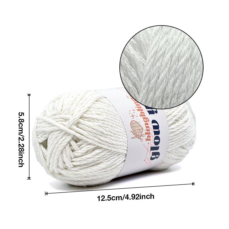 2025 New Style Glow-in-the-dark Cotton Yarn ( 5 Colors）