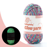 Glow-in-the-Dark Metallic Yarn - Premium Quality for Crochet & Knitting - 40 Colors