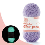 Glow-in-the-Dark Metallic Yarn - Premium Quality for Crochet & Knitting - 40 Colors