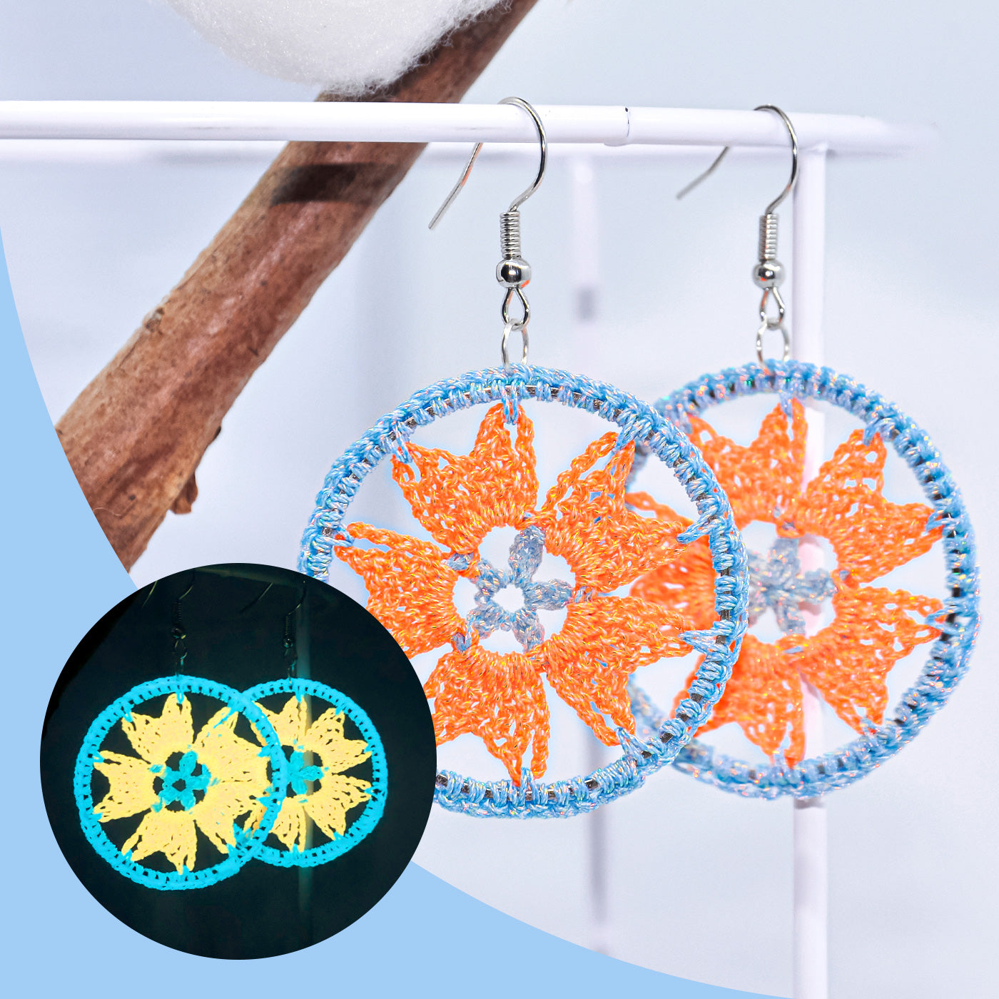 100% Handmade Premium Luminous Sense Earrings