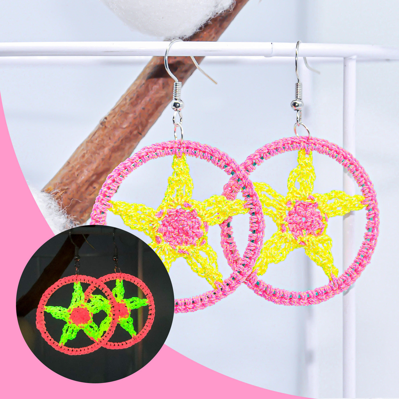 100% Handmade Premium Luminous Sense Earrings