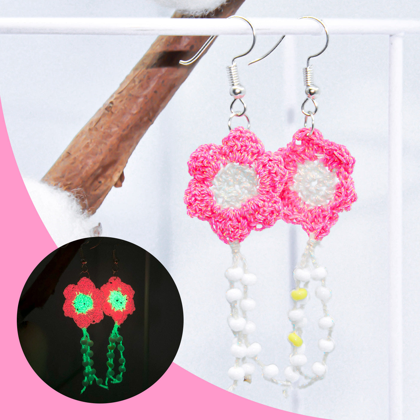 100% Handmade Premium Luminous Sense Earrings