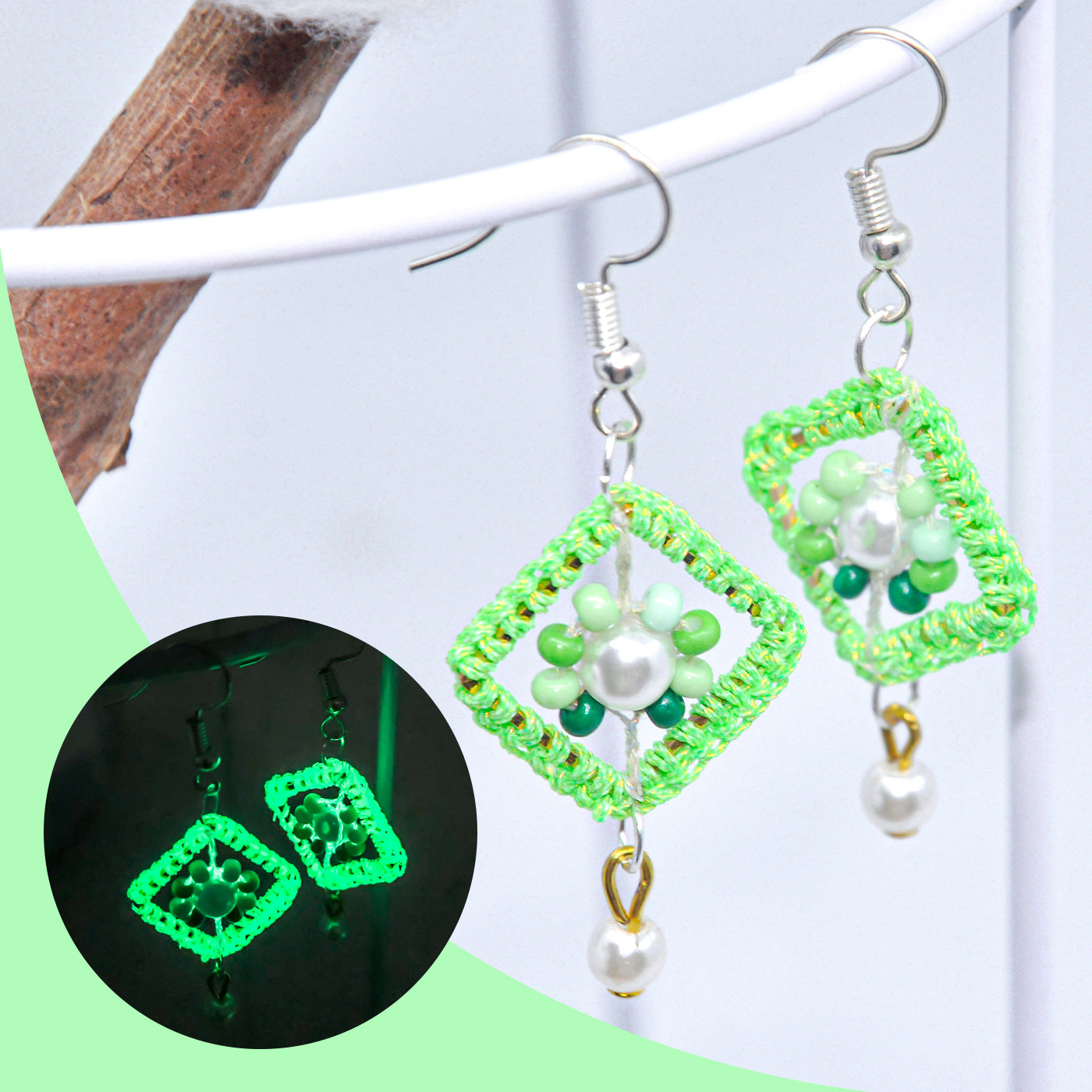 100% Handmade Premium Luminous Sense Earrings
