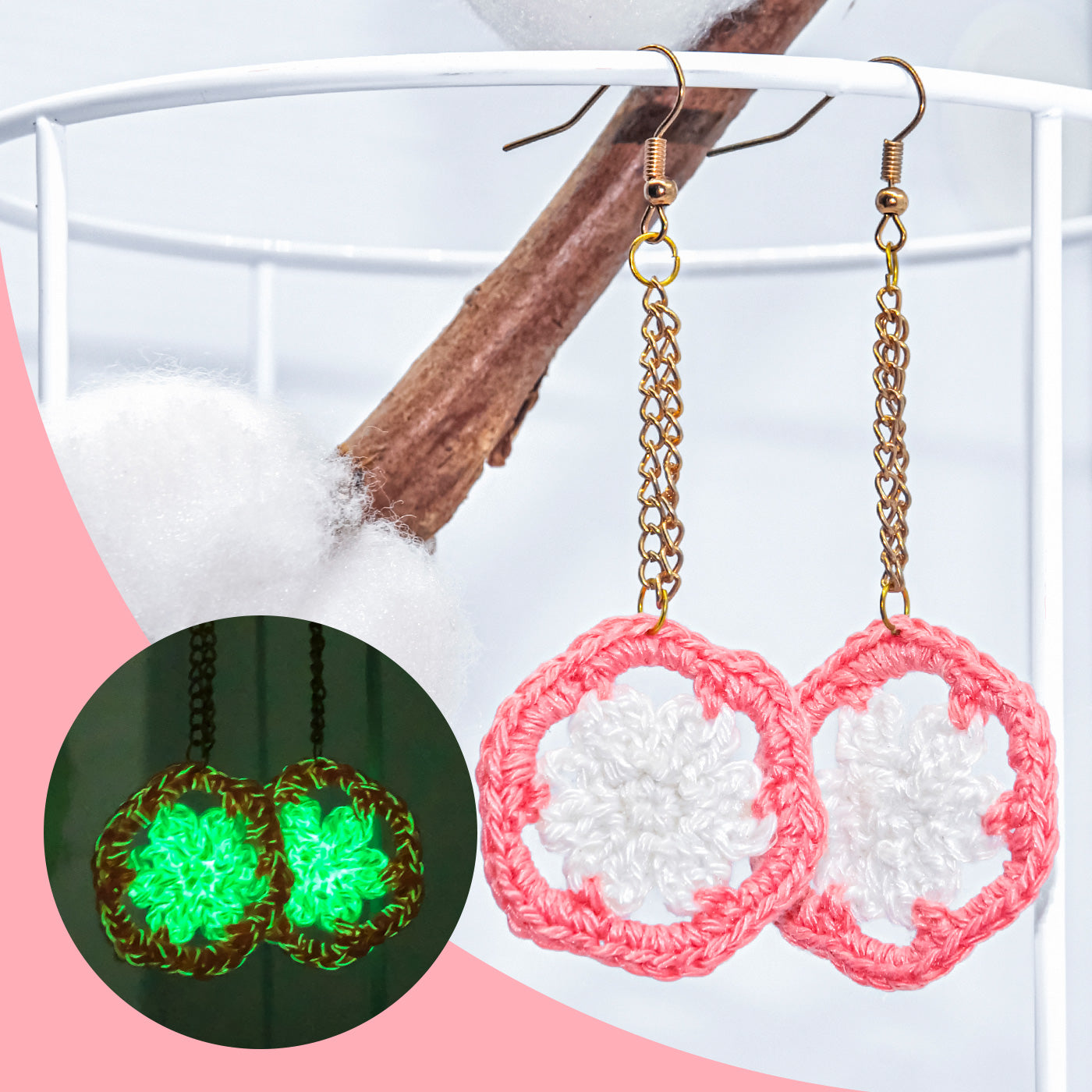 100% Handmade Premium Luminous Sense Earrings