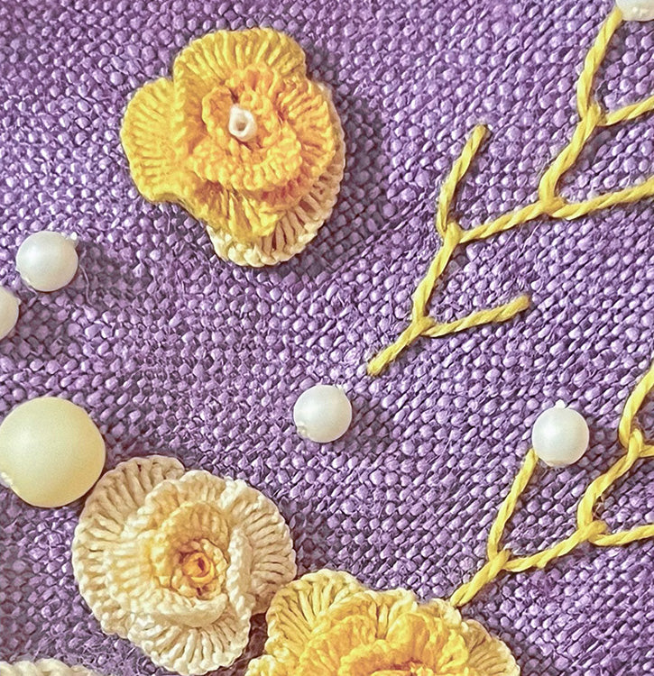 Beginner-Friendly Rose Embroidery Pattern Chart