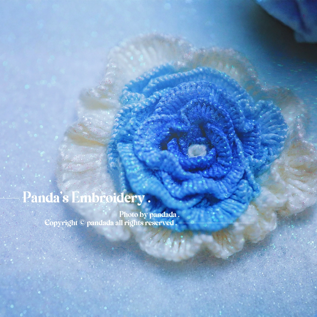 Beginner-Friendly Rose Embroidery Pattern Chart