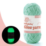 Glow-in-the-Dark Metallic Yarn - Premium Quality for Crochet & Knitting - 40 Colors