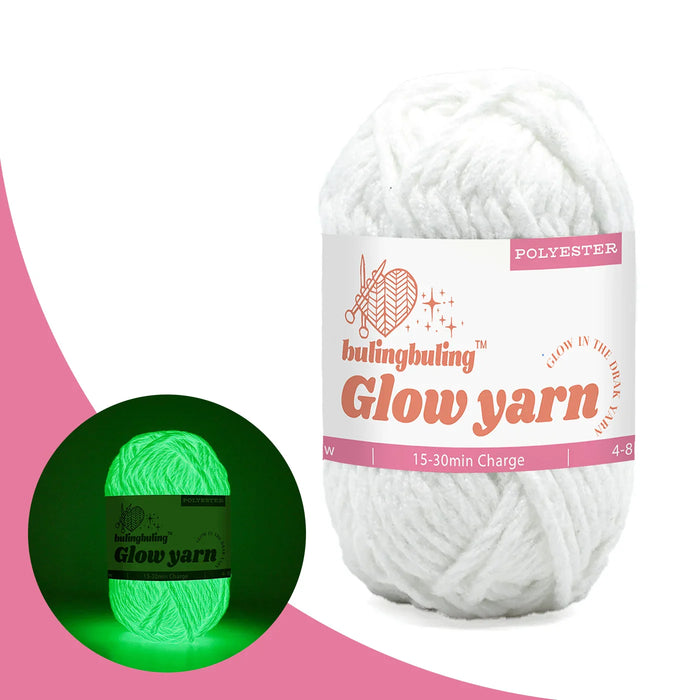 Polyester Glow-in-the-Dark Yarn — view 9