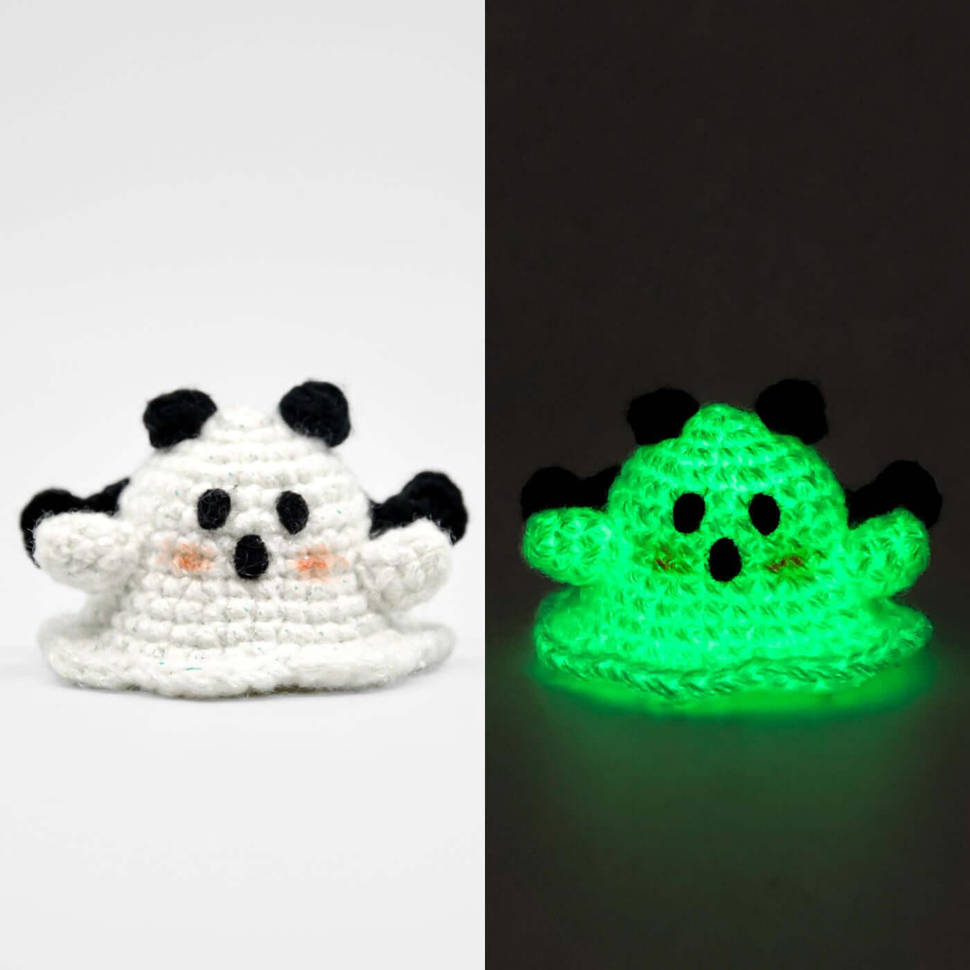 Beginner Finger Ghost Crochet DIY Material Kit (set of 5 shapes)