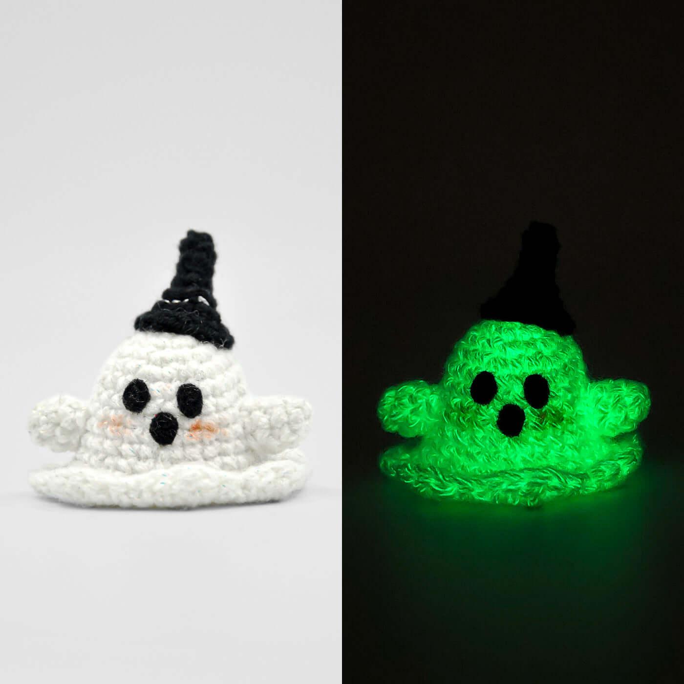 Beginner Finger Ghost Crochet DIY Material Kit (set of 5 shapes)