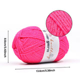 Glow in the Dark Acrylic Yarn, 100g (6 Colors) – Perfect for Crochet, Knitting, and DIY Projects