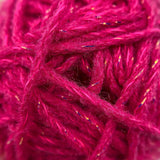 Fuchsia Acrylic Metallic Glow Yarn – Perfect for Christmas Crochet